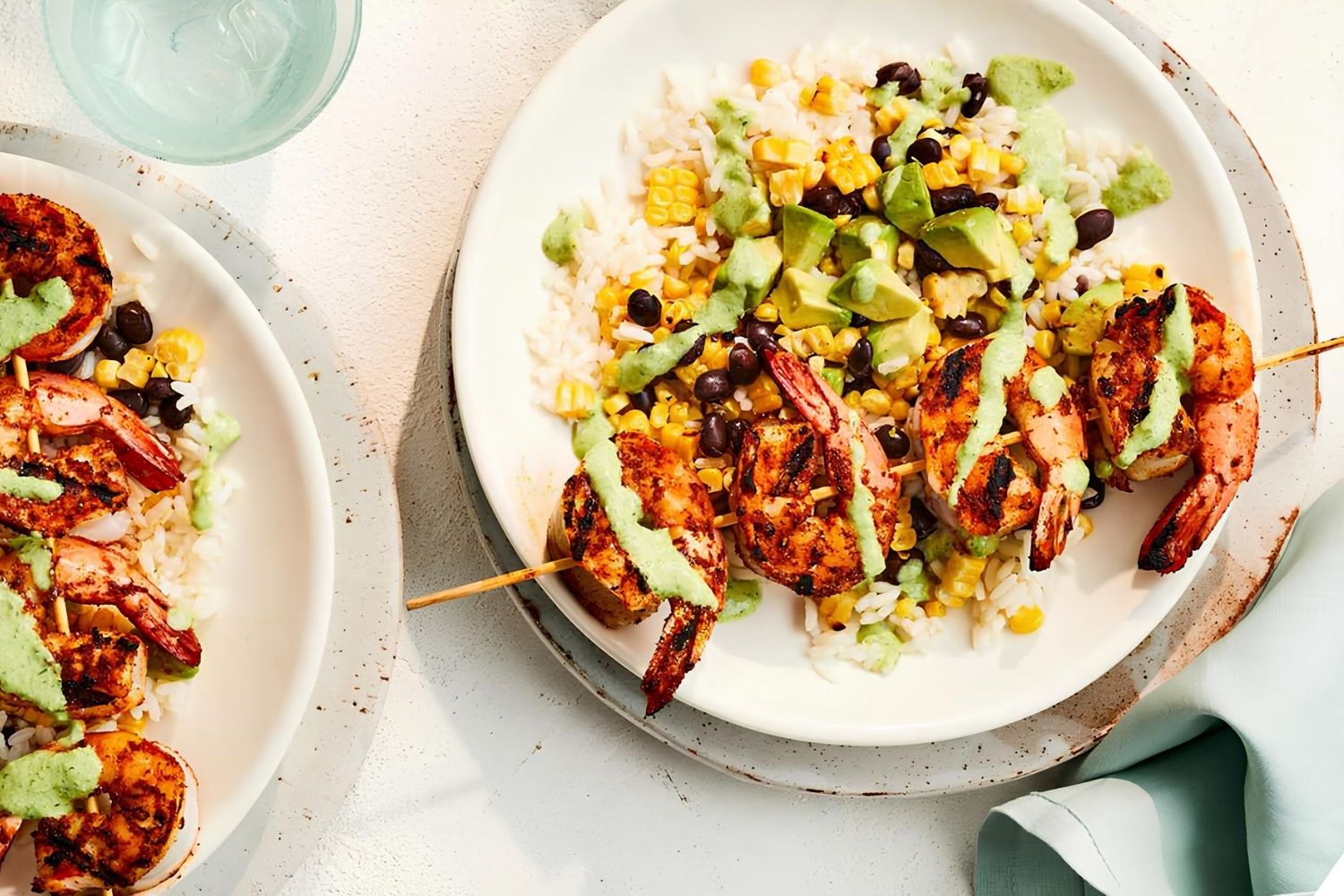 grain-bowl-with-shrimp-avocado-and-black-beans-recipe